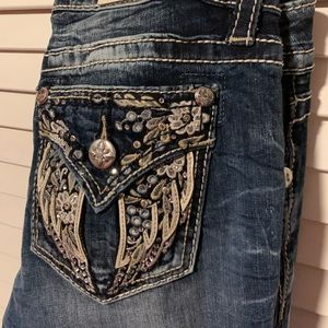 Miss me jeans capri size 27